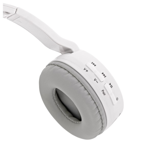 SubZero SZ-H100 Bluetooth Wireless Headphones, White