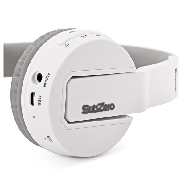 SubZero SZ-H100 Bluetooth Wireless Headphones, White