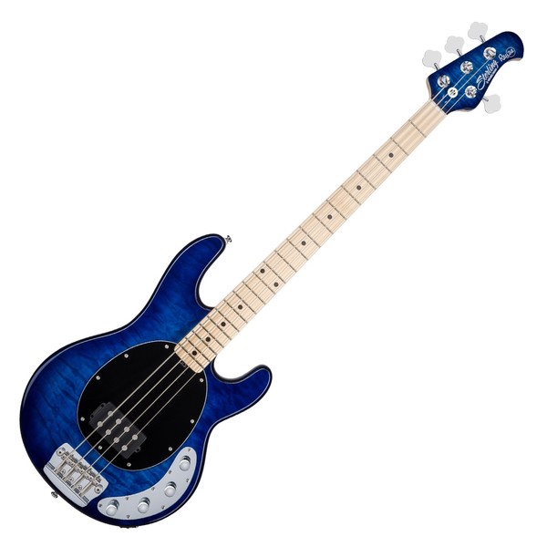 Sterling Ray34-Q Bass, Quilted Maple Neptune Blue