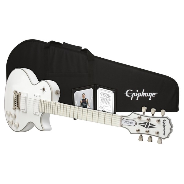 Epiphone Matt Heafy "SnØfall" Les Paul Custom Outfit, White