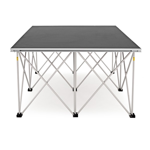 1m x 1m Flat Portable Stage Kit by Gear4music, 60cm