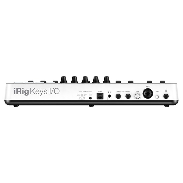 iRig Keys I/O 25 Controller Keyboard With Integrated Audio Interface - Rear