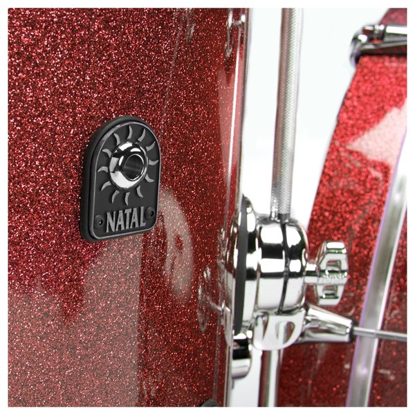 Natal Originals Maple 18" 3pc Shell Pack, Red Sparkle