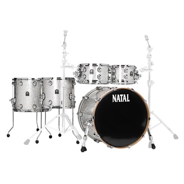 Natal Originals Maple 22" 5pc Shell Pack, Silver Sparkle