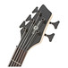 Lexington 5 String Bass Guitar by Gear4music, Trans Black