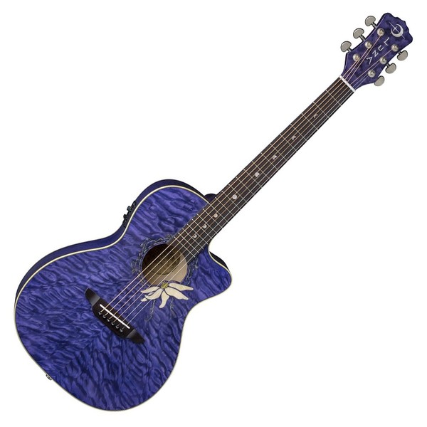 Luna Flora Passionflower Electro Acoustic Guitar - B-Stock