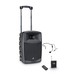 LD Systems Roadbuddy 10 HS Portable PA Speaker with Headset Microphone and Beltpack