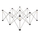 40cm Portable Staging Riser by Gear4music, 1m x 1m