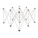 60cm Portable Staging Riser by Gear4music, 1m x 1m