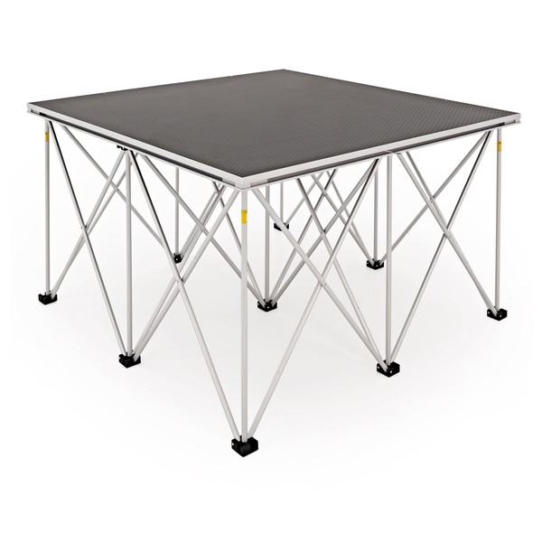 60cm Portable Staging Riser by Gear4music, 1m x 1m