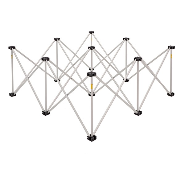 1m x 1m Flat Portable Stage Kit by Gear4music, 40cm