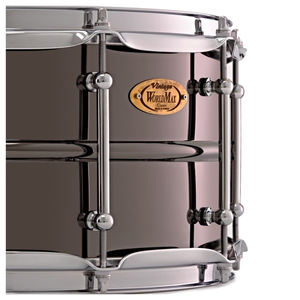 WorldMax Black Dawg 14'' x 6.5'' Black Nickel Over Brass Snare Drum