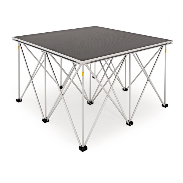 3m x 3m Portable Stage Kit by Gear4music, 60cm