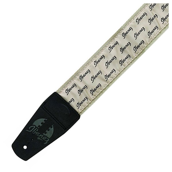 Ibanez GST512ML Monogram Guitar Strap, Beige