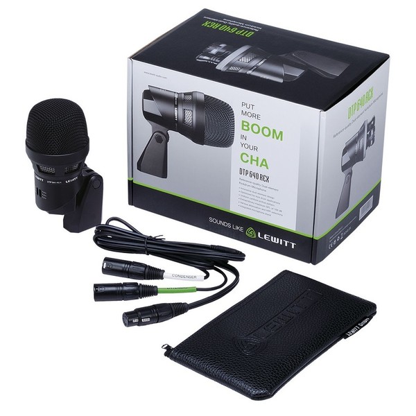 Lewitt DTP 640 REX Kick Drum Mic - Full Contents