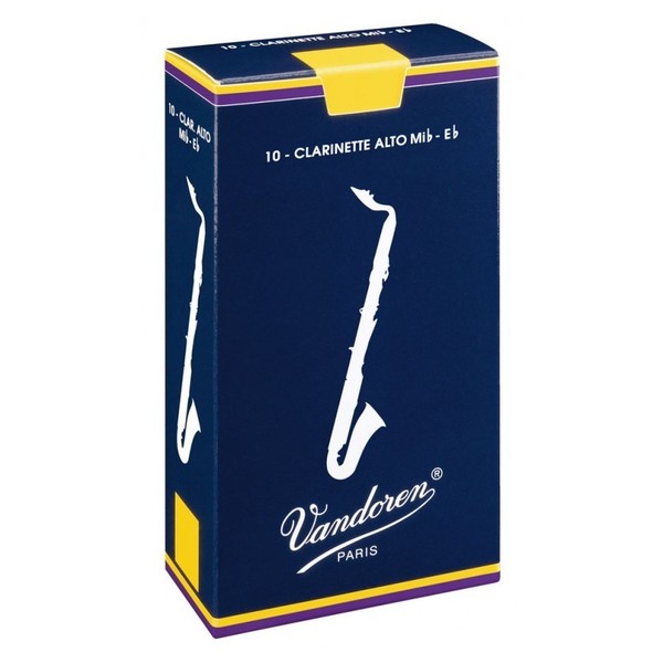 Vandoren Traditional Alto Clarinet Reeds, 1.5 (10 Pack)