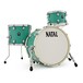 Natal Café Racer 20'' 3pc Shell Pack, Sea Foam Green