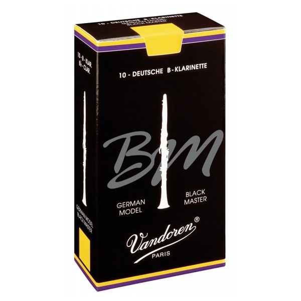 Vandoren Reeds Bb Clarinet, 5++ Black Master