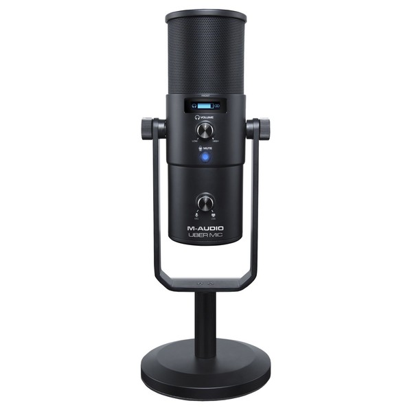 M-Audio Uber Large-Diaphragm USB Condenser Microphone - Extended With Stand