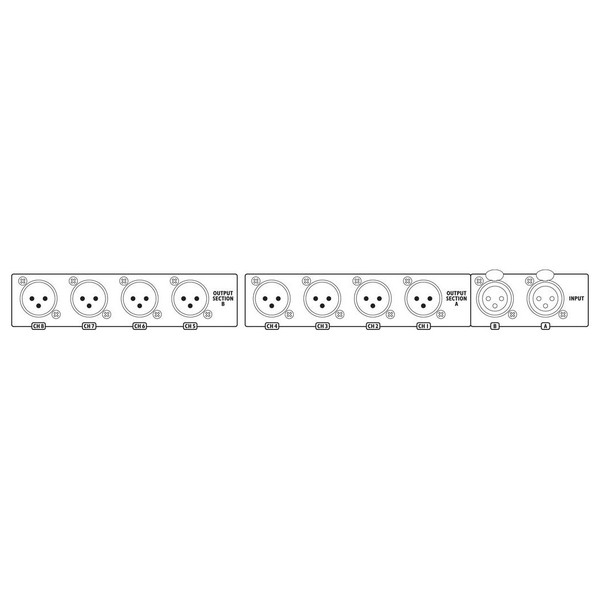 IMG Stageline LS-280/SW 8-Way Line Splitter 2