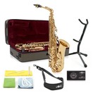 <p>Rosedale Professional Alttosaksofoni, Gear4musicilta, Soittajan Paketti</p>
