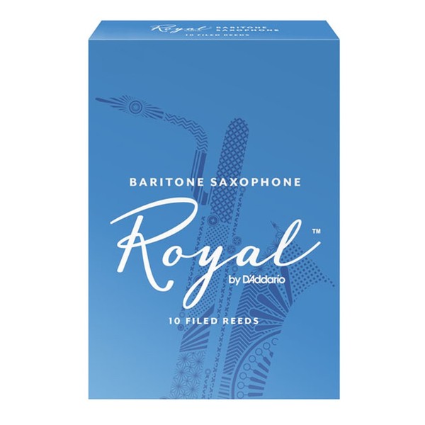 Royal by D'Addario Baritone Saxophone Reeds, 2.5 (10 Pack)