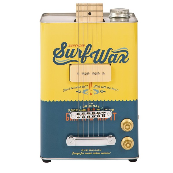 Bohemian Boho Electric Guitar, Surf Wax front close up view