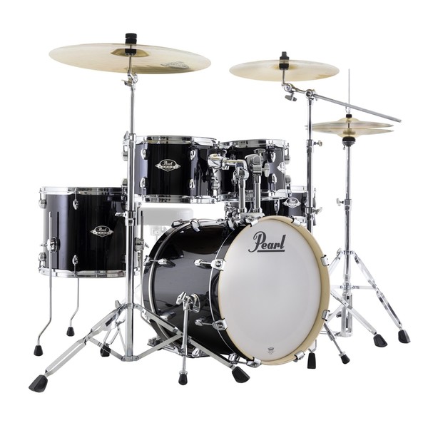 Pearl Export EXX 18" Compact Kit w/ Sabian SBR Pack, Jet Black