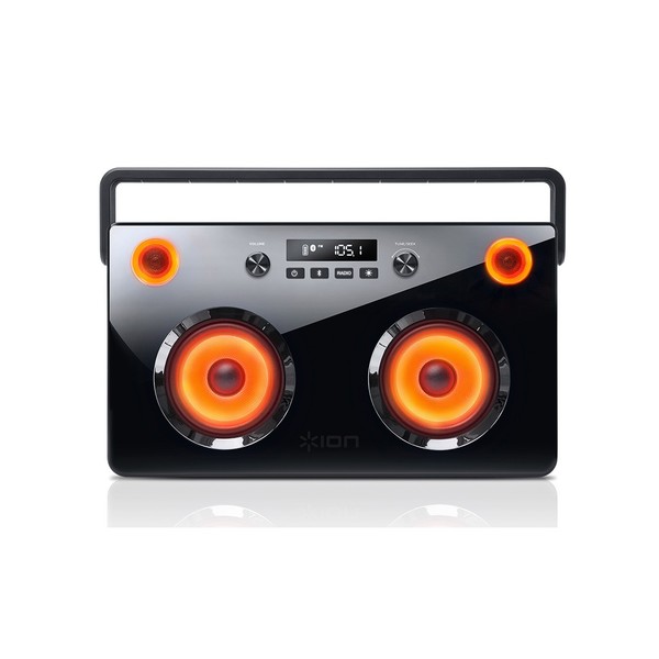 ION Spectraboom Stereo Wireless Boombox with Lighted Speakers