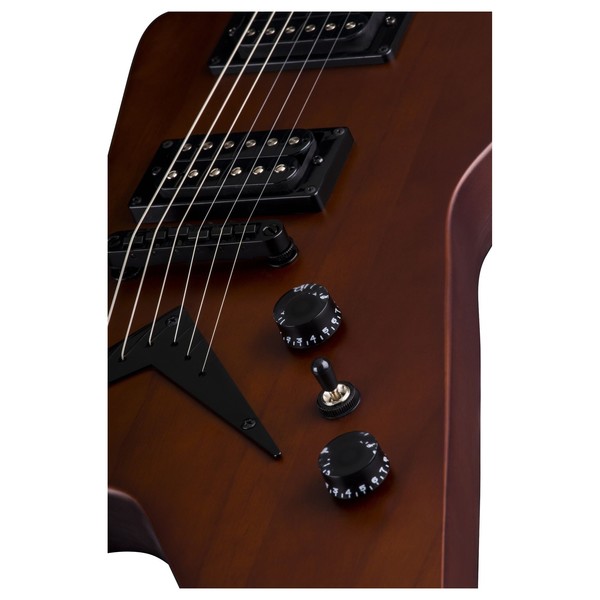 Dean ML XM Electric Guitar, Mahogany Close