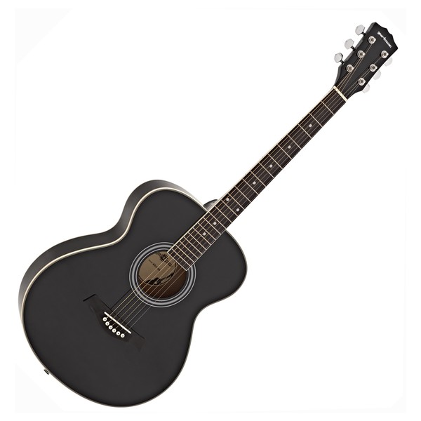 Folk Acoustic Guitar by Gear4music, Black