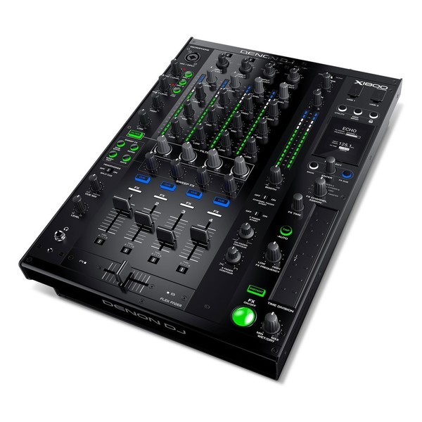 Denon DJ X1800 Prime DJ Mixer Angle