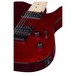 Dean NashVegas Flame Hum Hum Electric Guitar, Trans Red Close