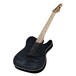 Dean NashVegas Flame Hum Hum Electric Guitar, Trans Black Slant