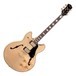 Luna Athena Semi Hollow Body Electric Guitar, Natural