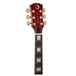 Luna Athena Semi Hollow Body Electric Guitar, Trans Cherry - headstock