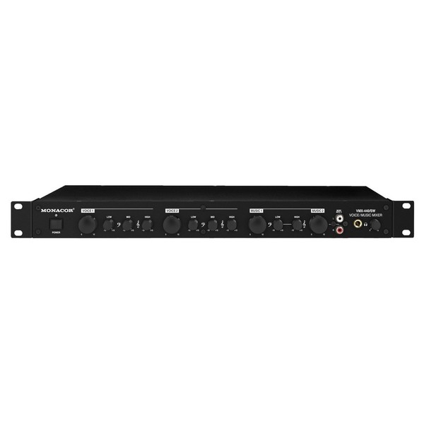 Monacor VMX-440/SW 4-Channel Microphone Line Mixer 1
