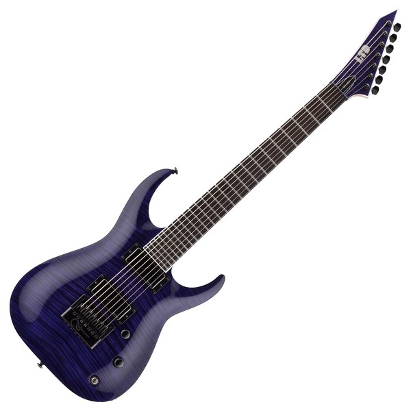 ESP LTD SH-7 Brian Welch 7-String Electric Guitar, See Through Purple