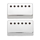 Guitarworks Humbucker Tonabnehmer-Abdeckung mit L&ouml;chern, Chrome (2 St&uuml;ck)