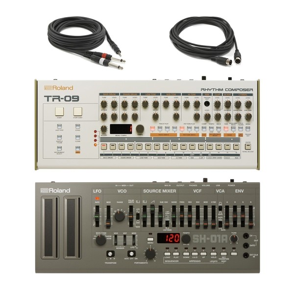 Roland Techno Bundle Inc TR-09, SH-01A And Cables Main