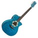 Luna Fauna Dragonfly Electro Acoustic Guitar, Quilted Maple Front View