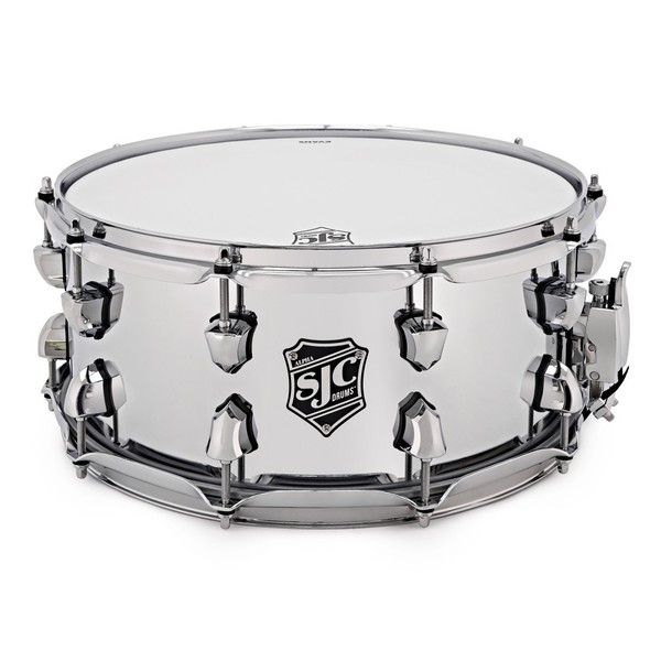 SJC Drums Alpha 14'' x 6.5'' Snare Drum, Chrome over Rolled Steel - B-Stock