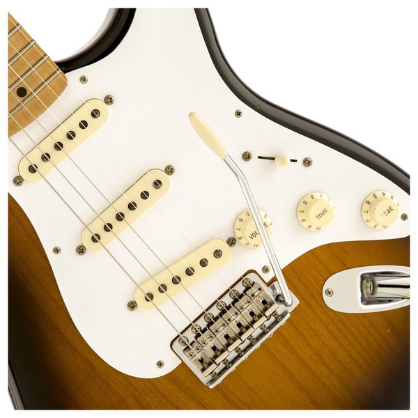 DISC Fender Road Worn 50s Stratocaster, MN, 2-Tone Sunburst
