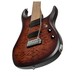Sterling by Music Man John Petrucci JP157 Guitar, Sahara Burst- Angled