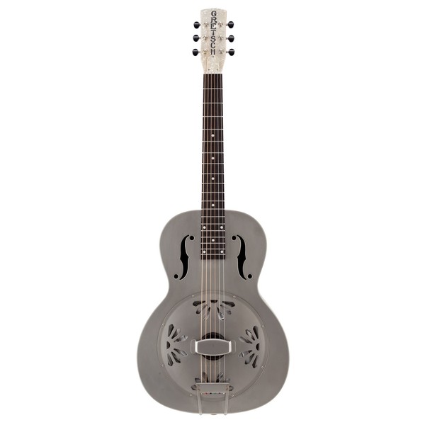 Gretsch G9201 Honey Dipper Metal Resonator, Round Neck Front View