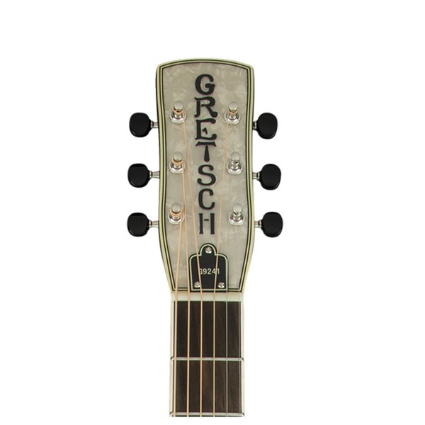 Gretsch G9201 Honey Dipper Metal Resonator, Round Neck headstock