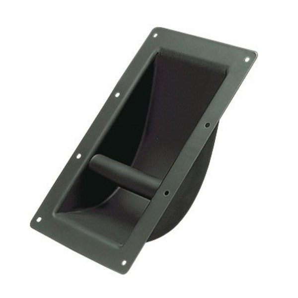 Electrovision Metal Recessed Bar Handle, Black 1