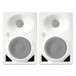 Neumann KH 80 DSP Studio Monitor Pair, White with Monitor Stands 2