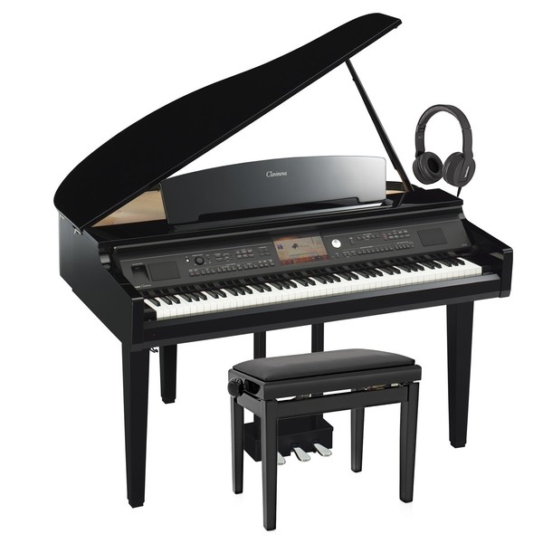 Yamaha CVP 709 Clavinova Digital Grand Piano Pack, Polished Ebony