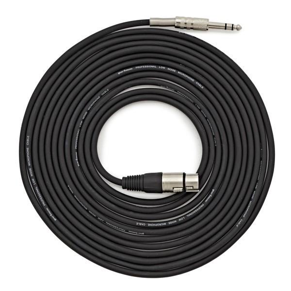 XLR (F) - Balanced 1/4'' Jack Pro Cable, 6m